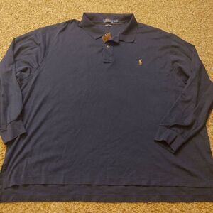 Polo Ralph Lauren Men Size 4XB Long Sleeves D Blue